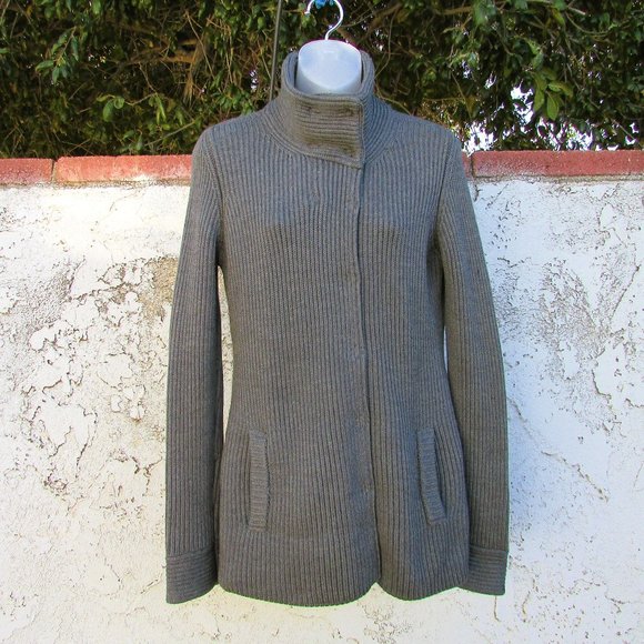 Dolce & Gabbana gray double breasted cardigan 44